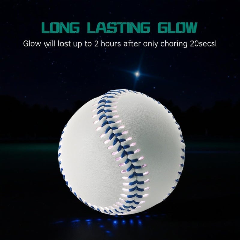 SOVEPHO LED Glow Baseball – 6-Color Changing, Rechargeable via Type-C, Night Practice & Games, Official Size, Gifts - Image 3